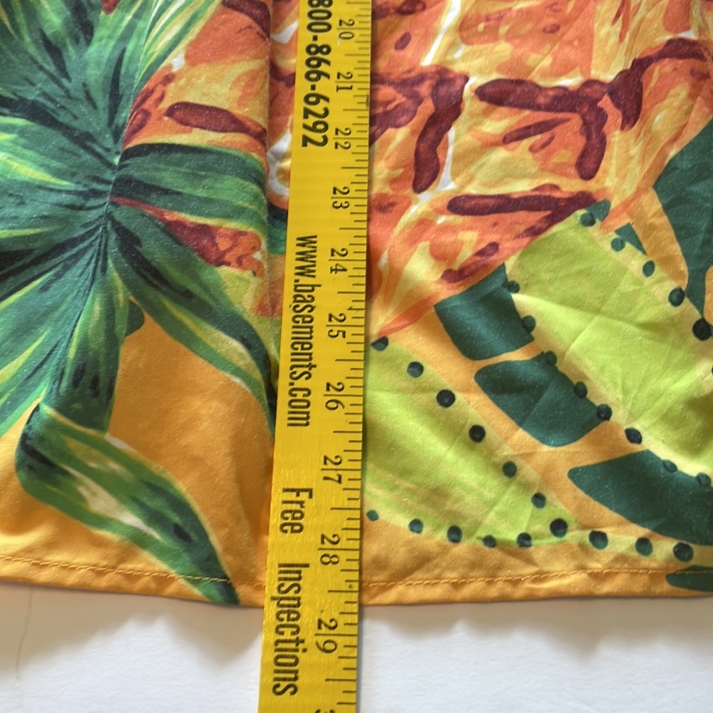 Truly 4 You Tropical Flared Skirt Size XL - Picture 6 of 6